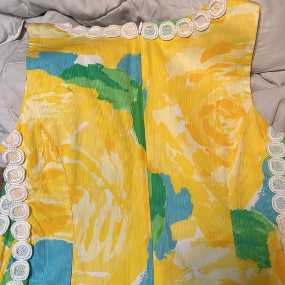 Lilly Pulitzer (HOLY GRAIL) yellow first impressions HARD TO FIND SIZE 8 - Picture 6 of 9